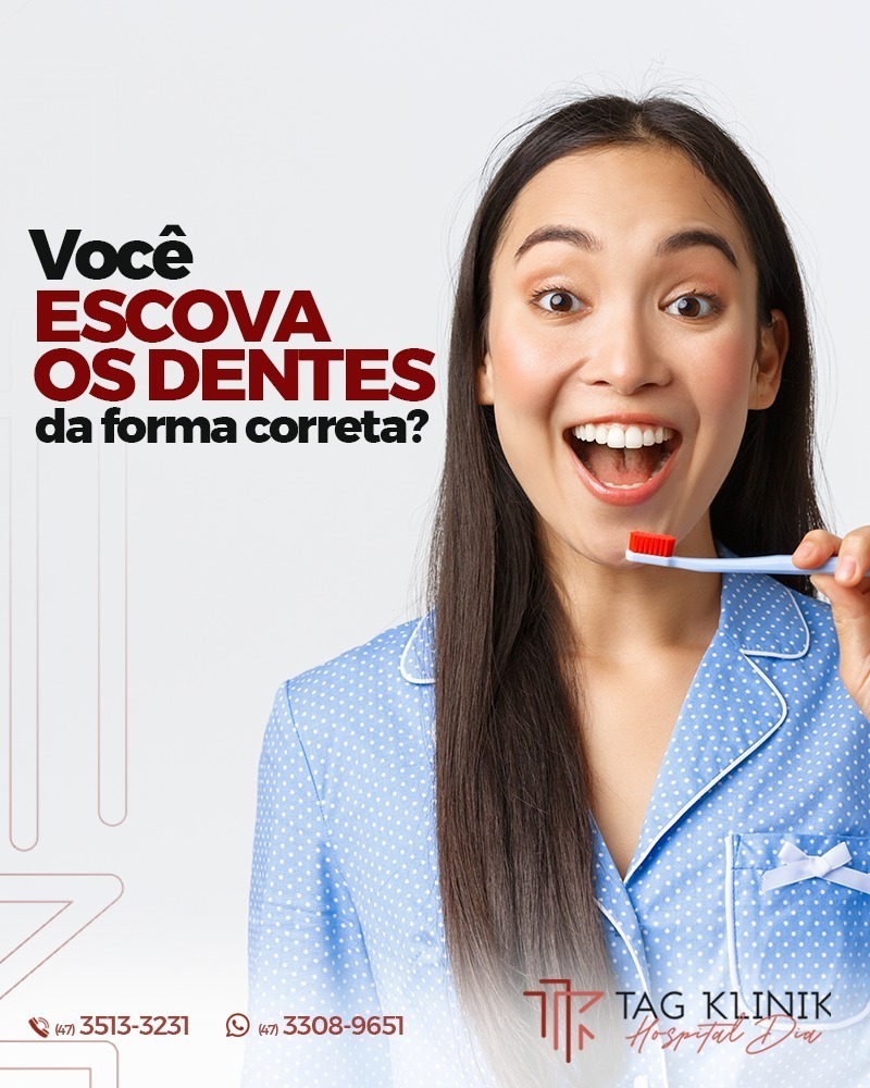 Você escova os dentes da forma correta?