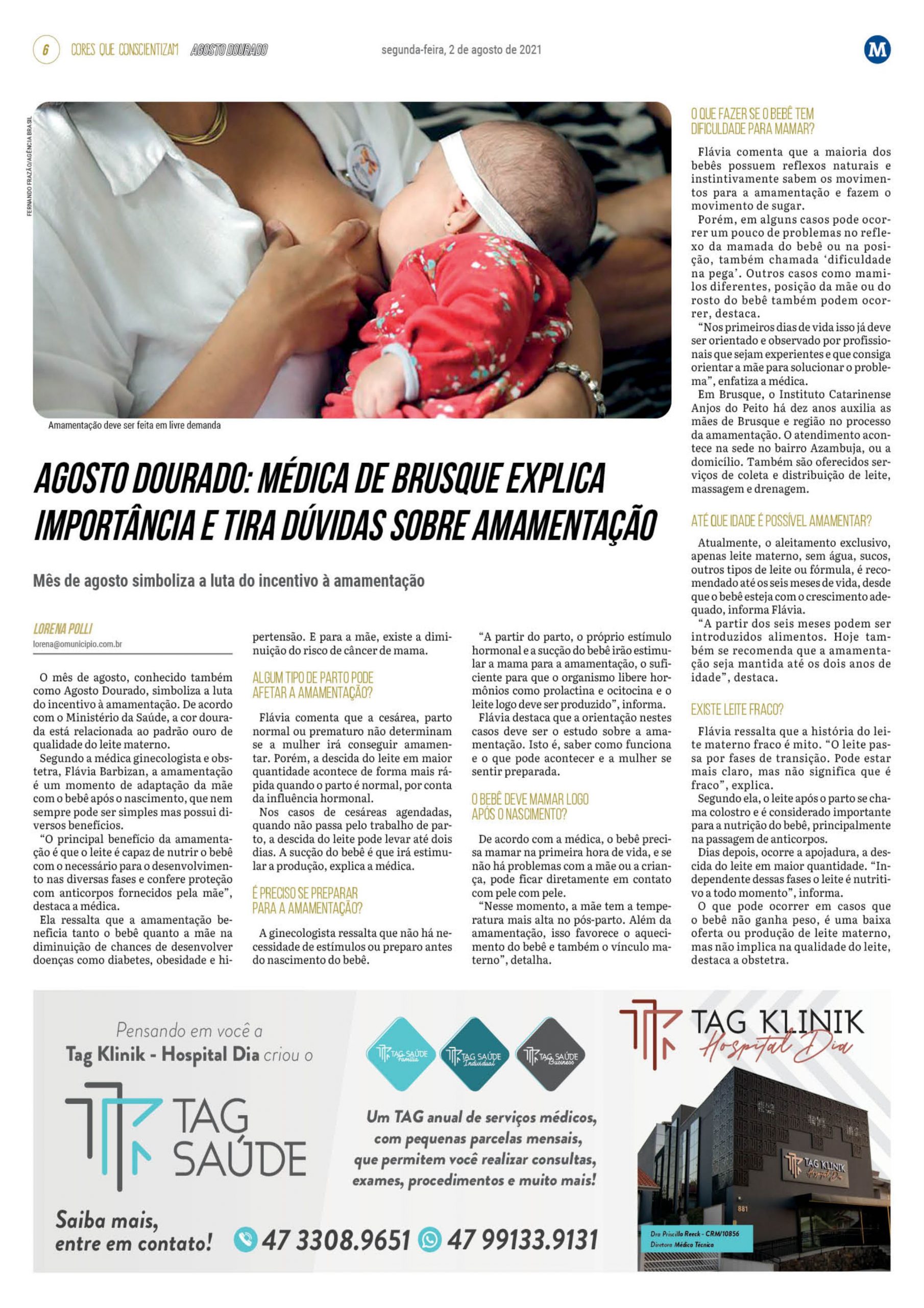 TAG NEWS: Agosto Dourado