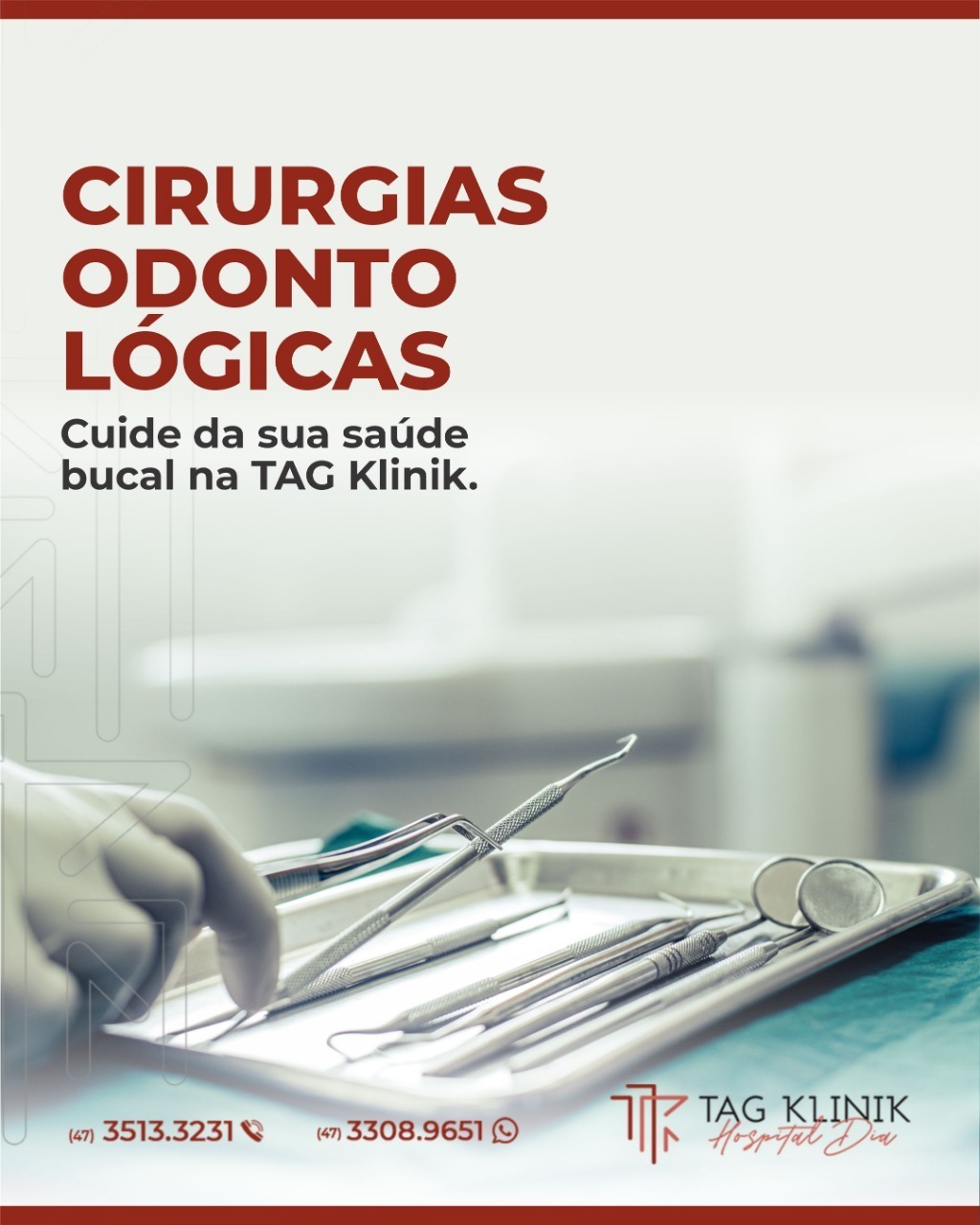 Cuide da sua saúde bucal na TAG Klinik