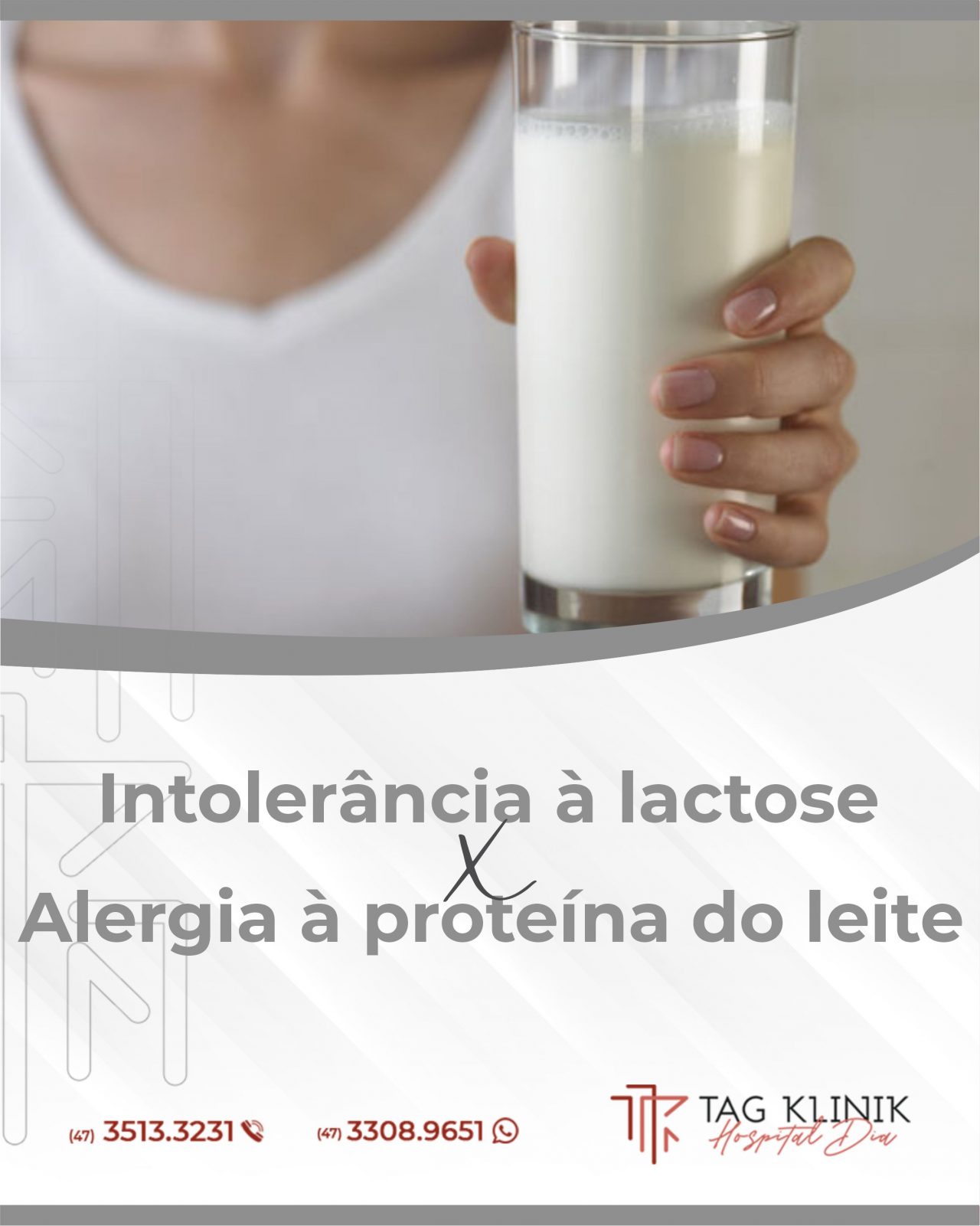 Intolerância à lactose ou alergia à proteína do leite? - TAG KLINIK